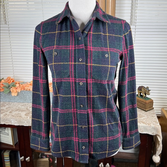 Faherty - Legend™ Sweater Shirt - Outer Limits Plaid Size XS - Picture 2 of 8